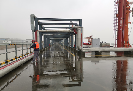 码头钢结构管廊工程质量检测